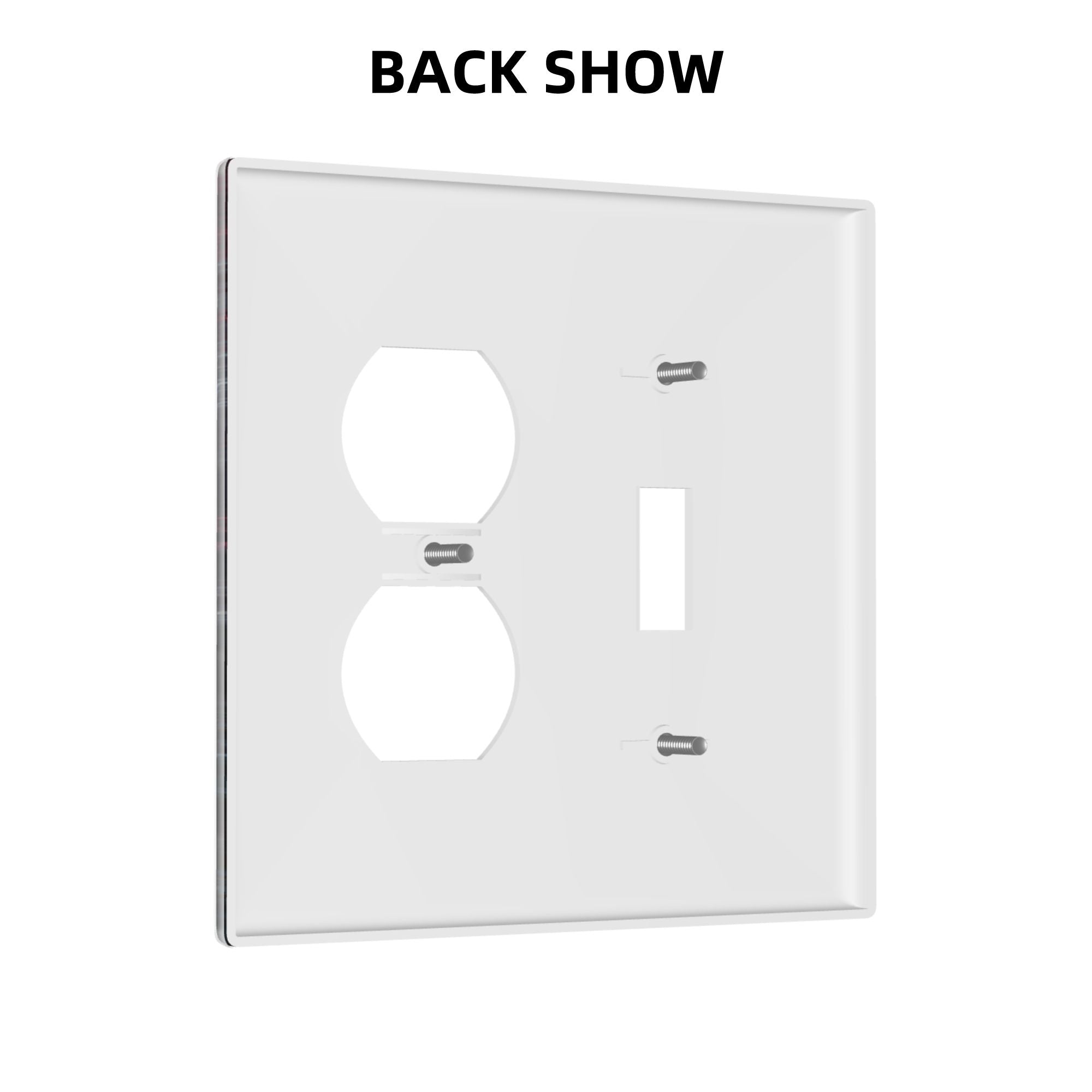 Dreamy Forest Landscape Double Switch Panel (2 - Piece Set) - Decorative Outlet Covers for Multiple Scenarios