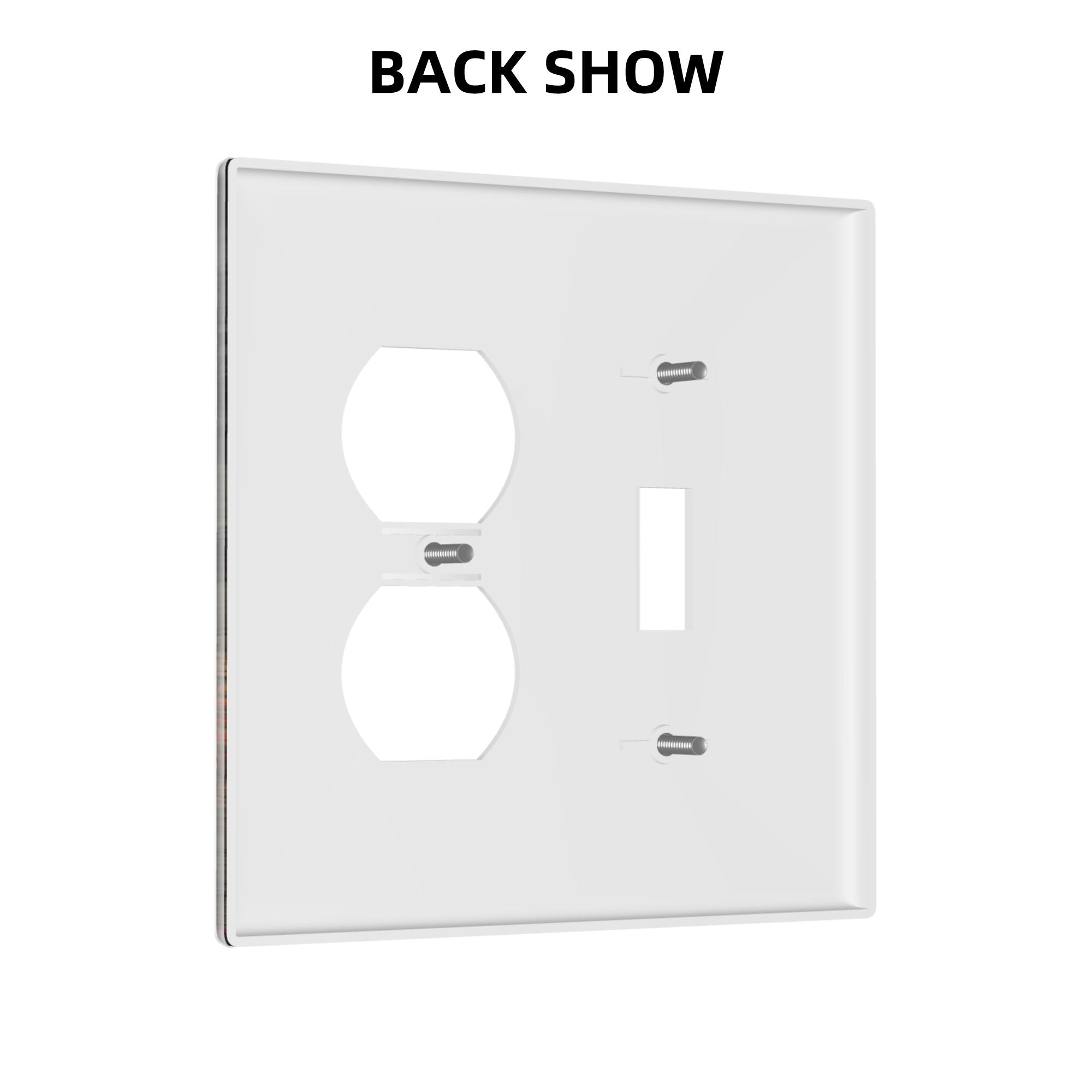 Artistic Landscape Double Switch Panel (2 - Piece Set) - Decorative Outlet Covers for Multiple Scenarios