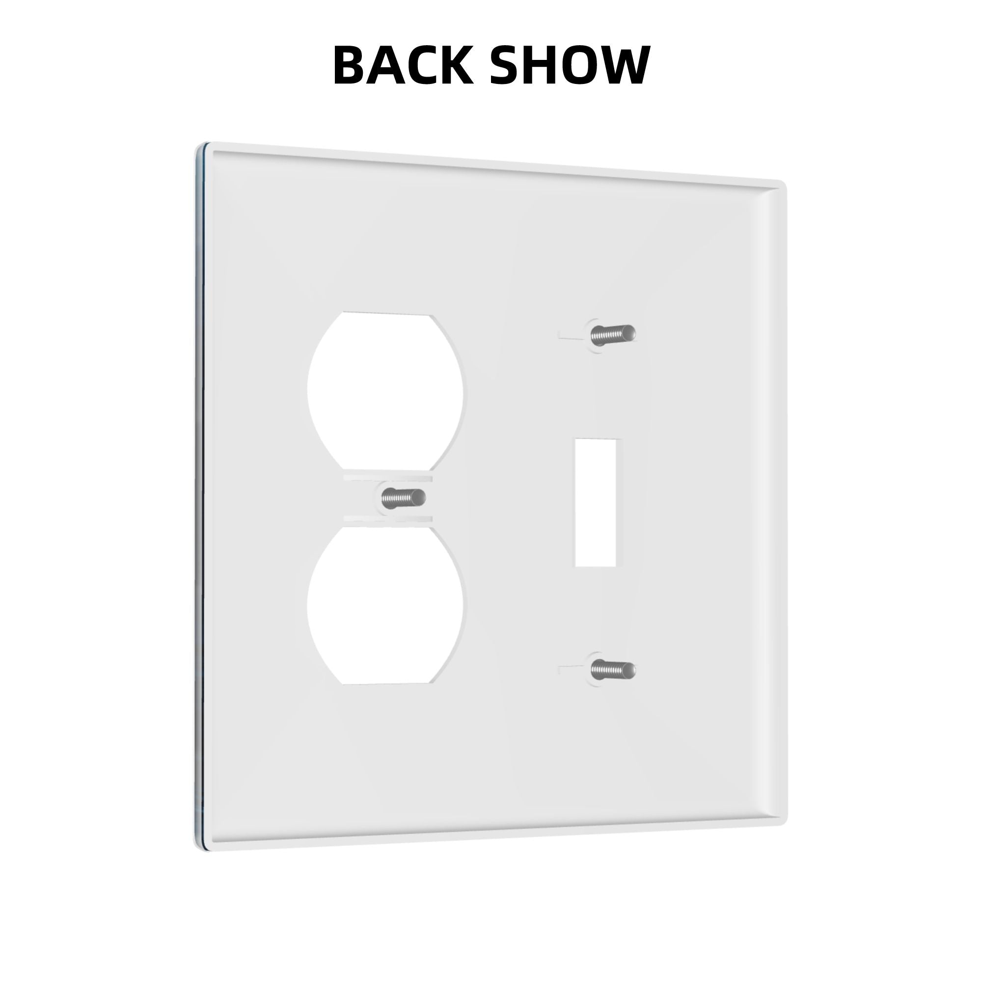 Artistic Landscape Double Switch Panel (2 - Piece Set) - Decorative Outlet Covers for Multiple Scenarios